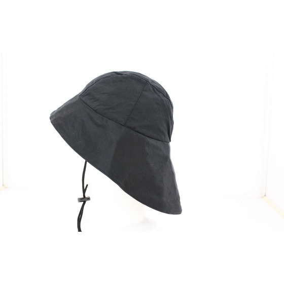 Renaud Black Waterproof Rain Hat - Traclet
