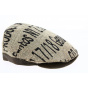 Merida Flat Cap Coffee Jute Fabric - Traclet