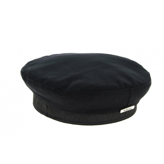 Casquette Béret Camden Noir Coton- Traclet