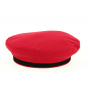 Red Cotton Camden Cap Beret - Traclet