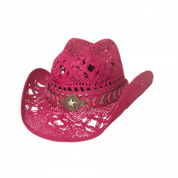 Naughty Pink Cowboy Hat - Bullhide