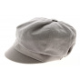 Casquette Gavroche Noeud Grise Coton - Traclet