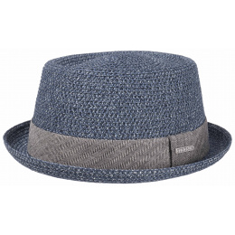 Porkpie Robston Toyo Hat Blue- Stetson