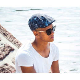 Rounded Summer Cap Oxford Linen - Gottmann