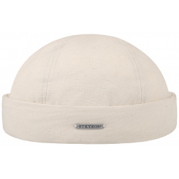 Stetson Baltimore Docker Cap Cotton Ecru