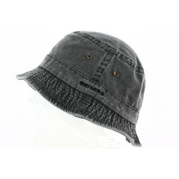 Faded Black Fisherman Summer Bucket Hat - Hatland
