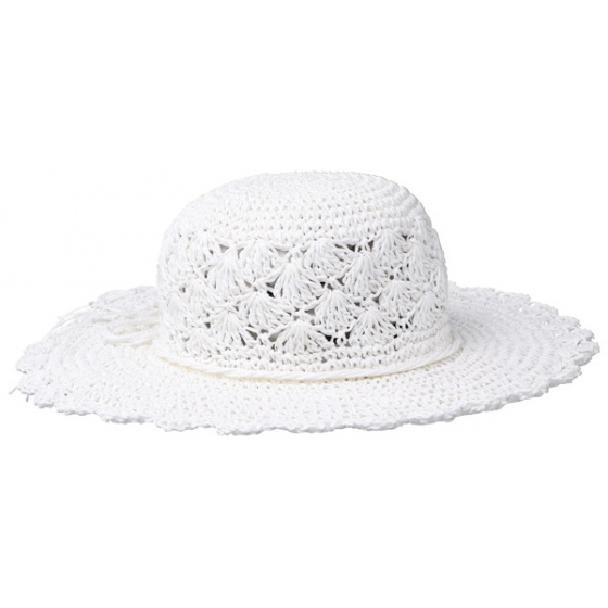 Capeline Jailly Paille Papier Blanche- Traclet Capeline Jailly Paille Papier Blanche- Traclet