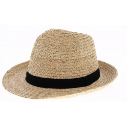 Fédora Pélussin Natural straw hat - Traclet