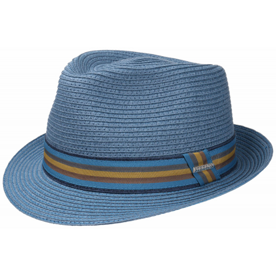 Stetson Blue Munster Toyo Trilby Hat