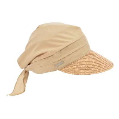 Alliance Straw Cap in Sand - Seeberger Reference: 6938 | Traclet Hat Shop