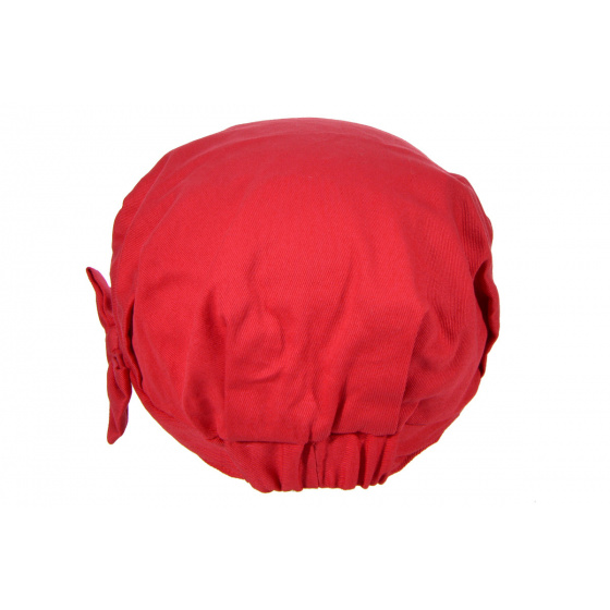 Emma Red Summer Newsboy Cap - Seeberger