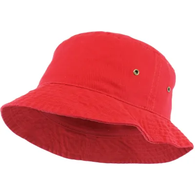 Bob coton rouge - Bucket Reference : 5097 | Chapellerie Traclet