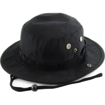 Bob coton cordon ethos noir - bob australien Reference : 5529 | Chapellerie Traclet