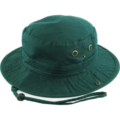 Summer Cotton Bucket Hat Pine Green - Ethos Reference: 9305 | Chapellerie Traclet