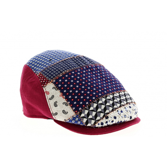 Patchwork Domiti Linen & Cotton Cap - Traclet