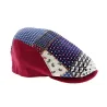 Patchwork Domiti Linen & Cotton Cap - Traclet Reference: 9327 | Traclet Hat Shop