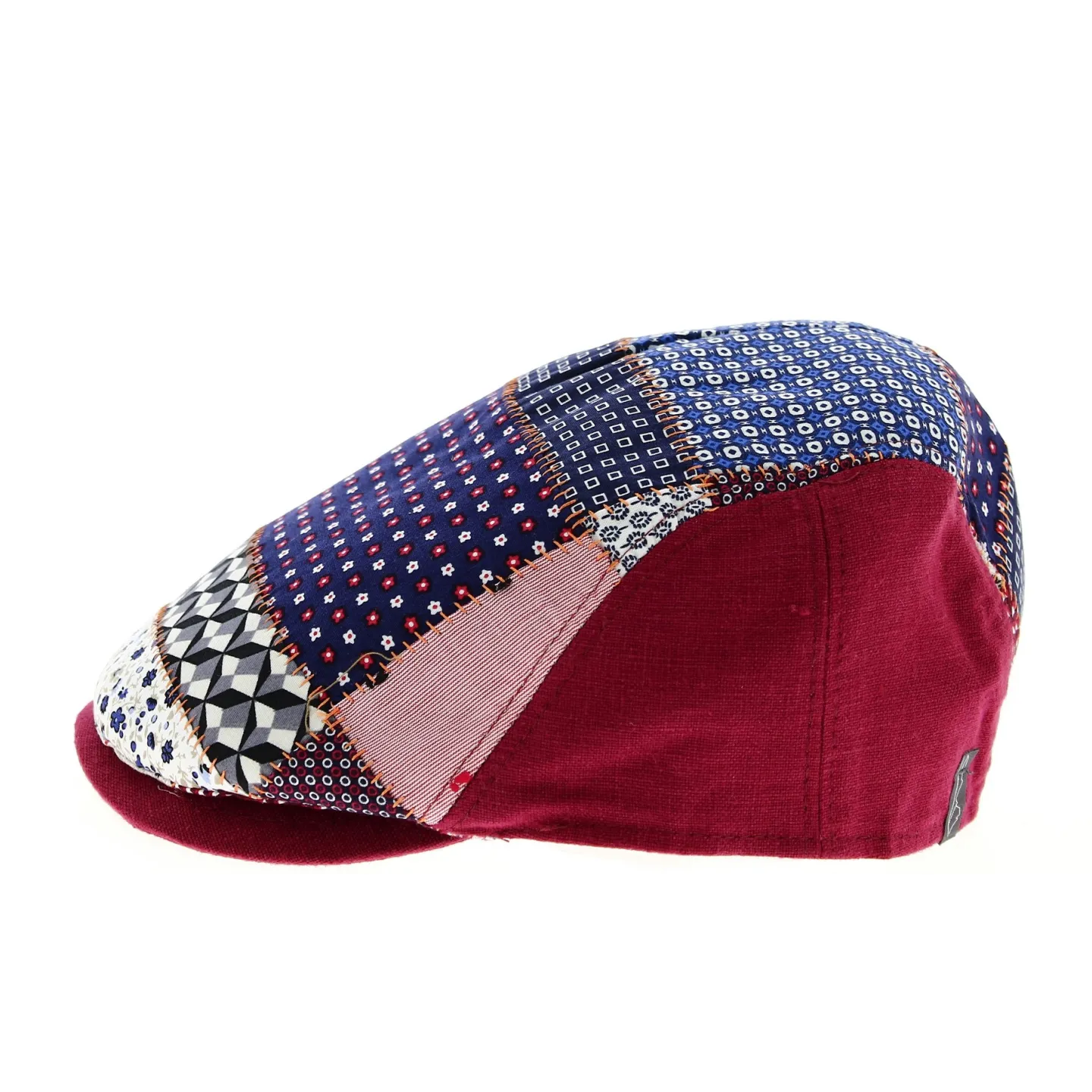 Casquette Patchwork Domiti Lin & Coton- Traclet Reference : 9327 | Chapellerie Traclet