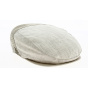 Alec Flat Cap Beige Linen - Traclet