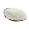 Alec Flat Cap Beige Linen - Traclet Reference: 9328 | Traclet Hat Shop