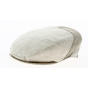 Alec Flat Cap Beige Linen - Traclet