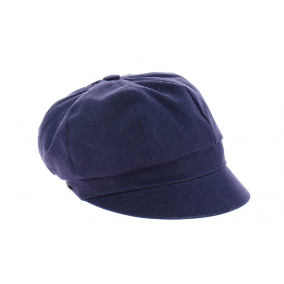 Casquette Gavroche Noeud Marine Coton - Traclet