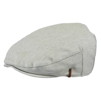 Light Gray Chervil Flat Cap - Barts Reference: 9344 | Traclet Hat Shop