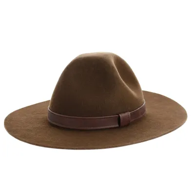 chapeau Scout Feutre Laine Marron- Traclet Reference : 9348 | Chapellerie Traclet