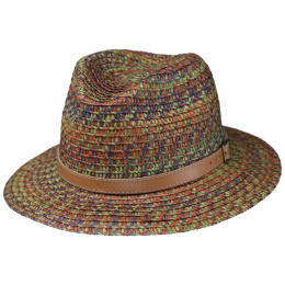 Hat Traveller Arrans Straw Paper Multicolor- Traclet