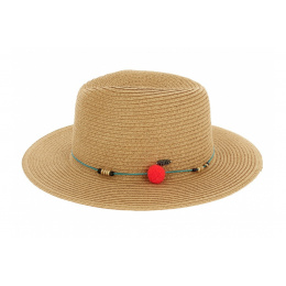 Traveller hat Magnolia turquoise trim - Barts
