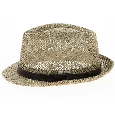 Chapeau Trilby Arnold Paille Marron - traclet Reference : 6799 | Chapellerie Traclet