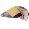 Warren Linen Patchwork Cap - Traclet Reference: 7836 | Traclet Hat Shop