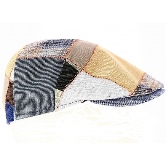 Warren Linen Patchwork Cap - Traclet