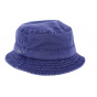 Purple Washed Cotton Bucket Hat - Stetson