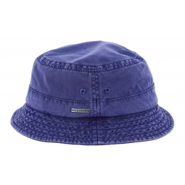 Purple Washed Cotton Bucket Hat - Stetson