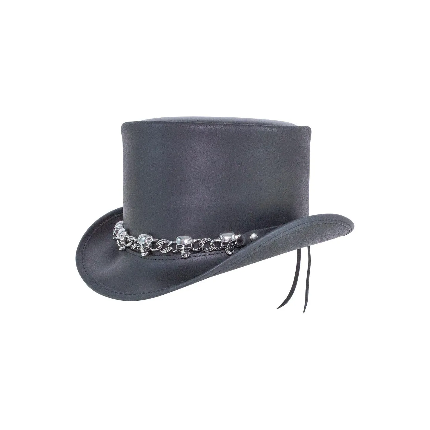 El Dorado Leather Top Hat Black - Head'N Home Reference: 9376 | Traclet Hat Shop