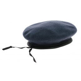 Gray Wool Military Beret - Traclet