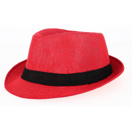Trilby California Linen Hat Red - Traclet