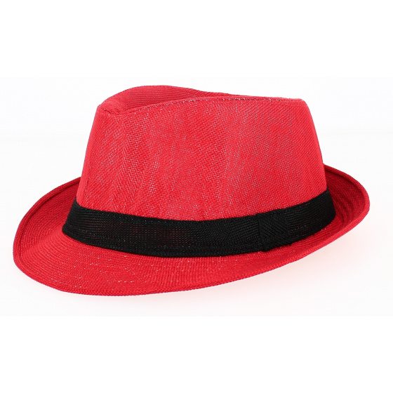 Trilby California Linen Hat Red - Traclet
