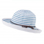 Chapeau Breton Blanc & Bleu- Emthunzini Hats