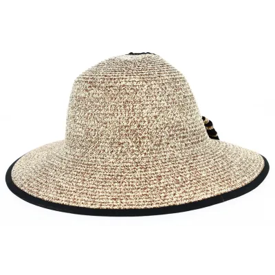 Chapeau Lou Grande Visière Beige- Traclet  Reference : 9389 | Chapellerie Traclet