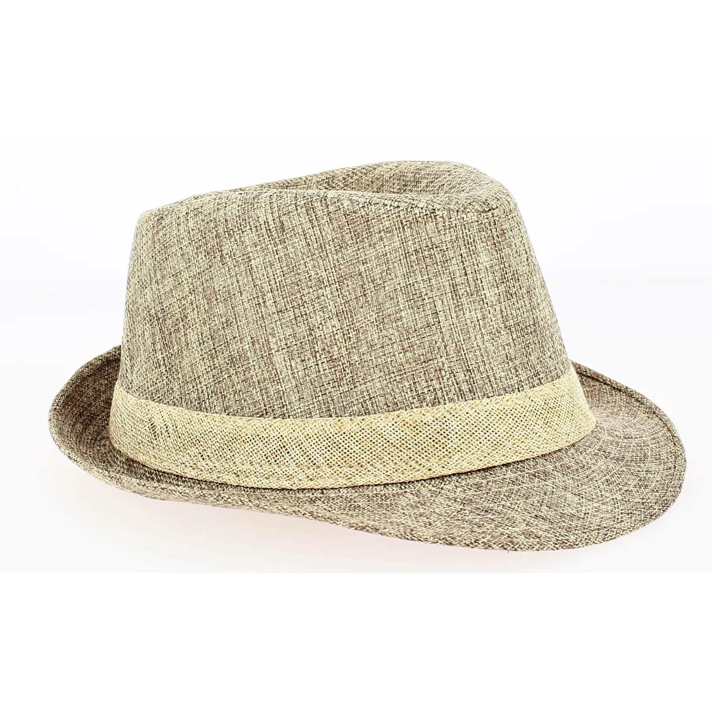 Chapeau Trilby California Lin Tabac- Traclet Reference : 9391 | Chapellerie Traclet
