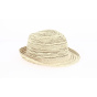 Foggia Cotton Beige Trilby Hat - Traclet