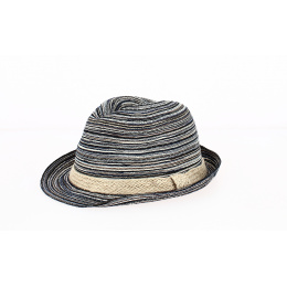 Trilby Hat Foggia Cotton Ocean - Traclet