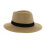 Traveller Bergamo Straw Hat Natural Paper- Traclet 