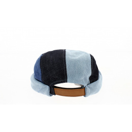 Miki Breton 5 panels Patchwork Cotton - Waxed Concrete