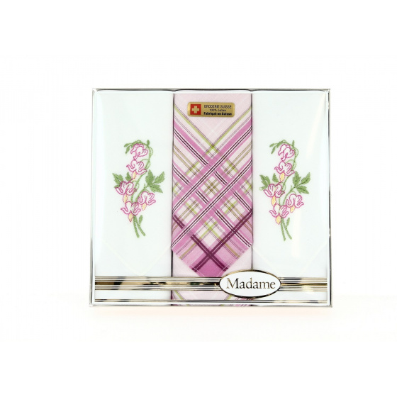 Embroidered Cotton Handkerchiefs - Traclet Embroidered Cotton Handkerchiefs - Traclet