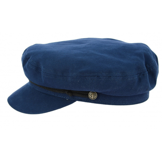 Blue Cotton Fisherman Cap - Traclet