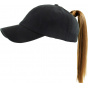 Women's Black Ponytail Baseball Cap - Traclet