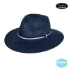 Libby Natural Fiber Fedora Hat Blue - Rigon Headwear Reference: 9445 | Traclet Hat Shop