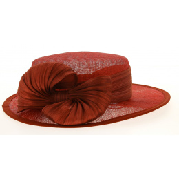 Sidonie Red Ceremonial Hat - Traclet
